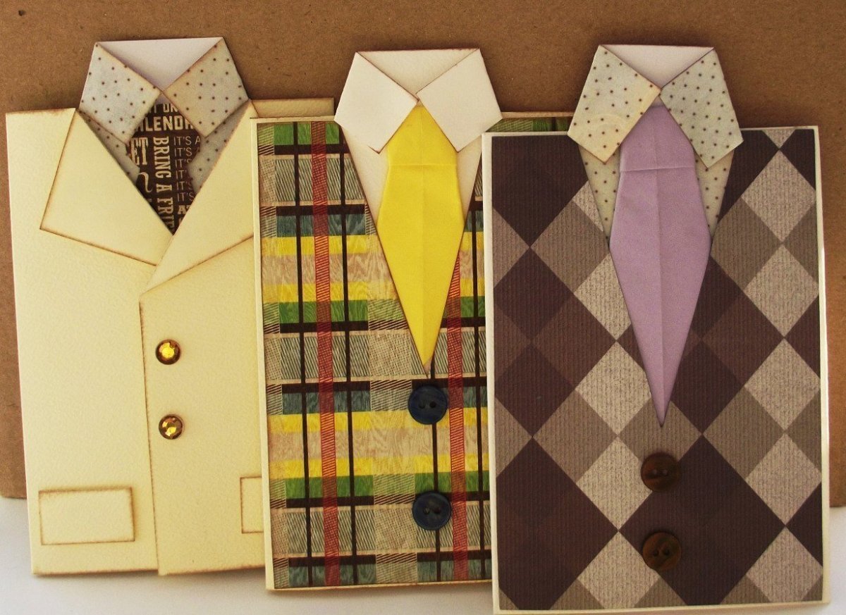 Оригами рубашка