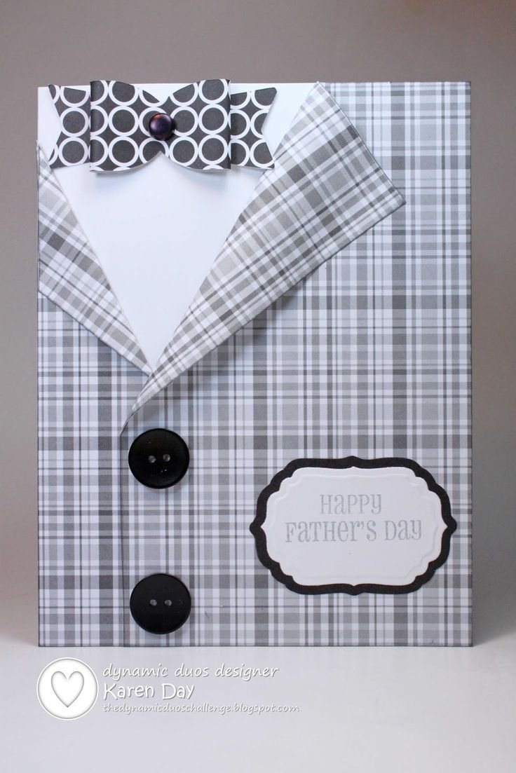 Открытка в виде пиджака