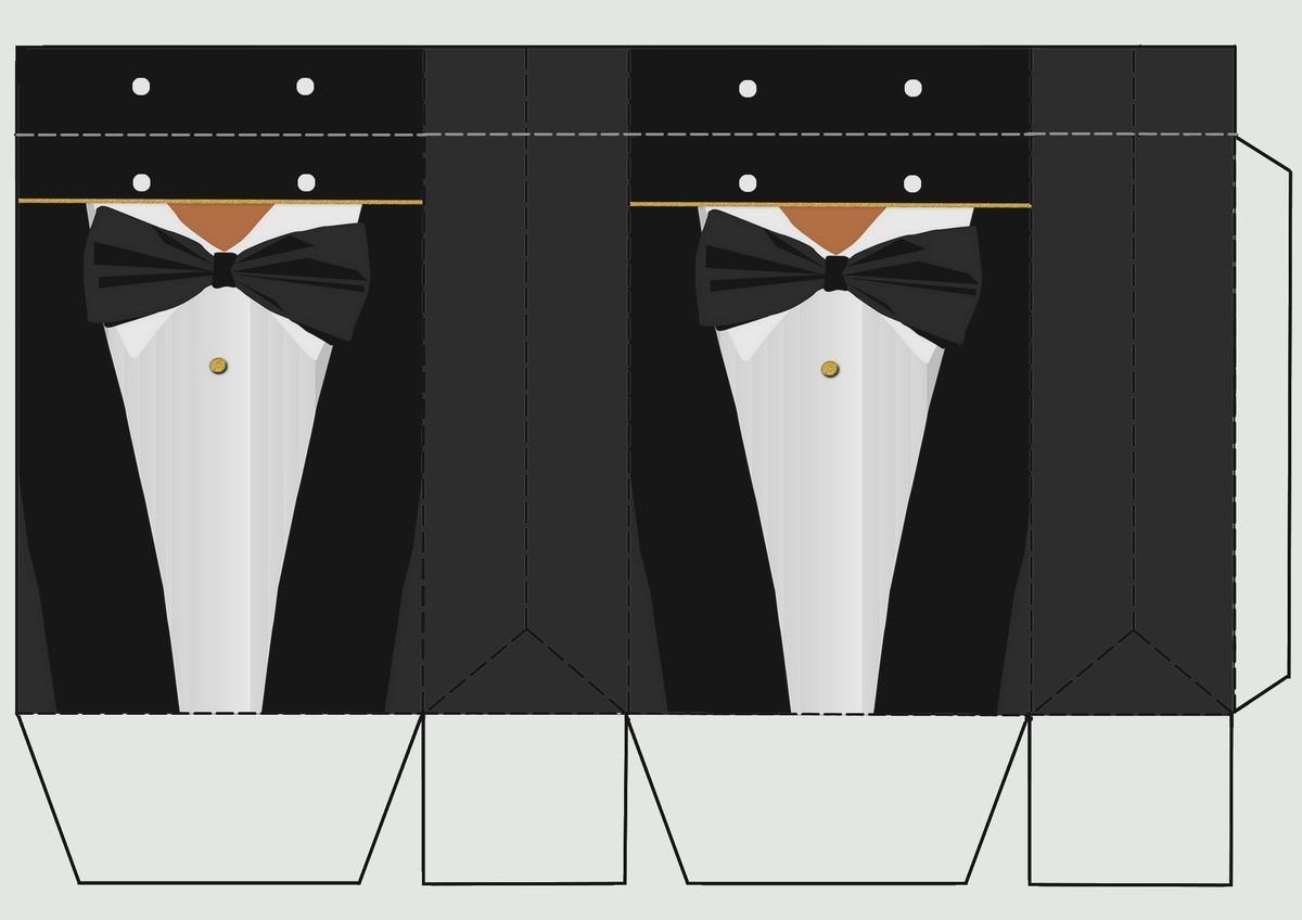 Упаковка мужского подарка