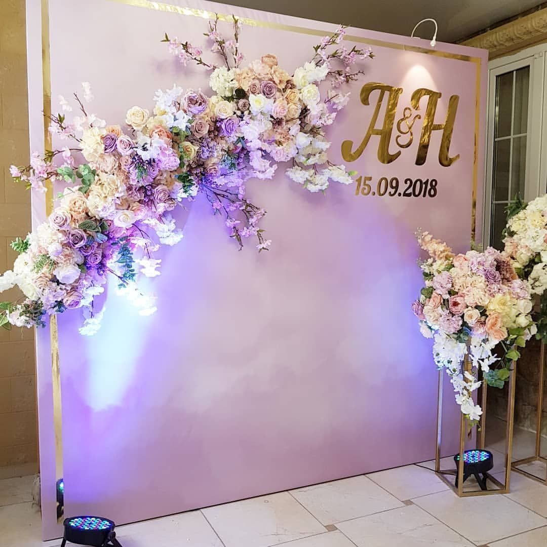 Фотозона для молодоженов на свадьбу