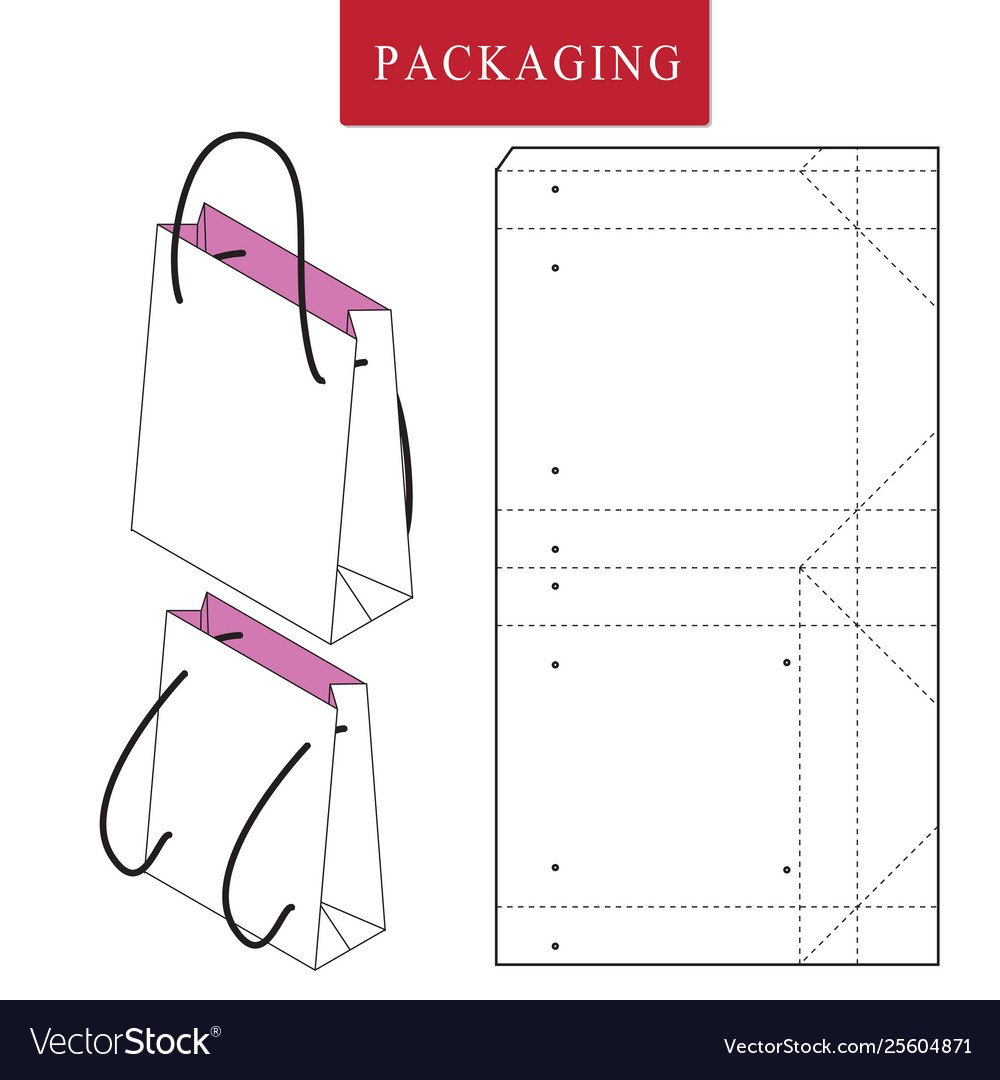 Gift tag Template for Bag