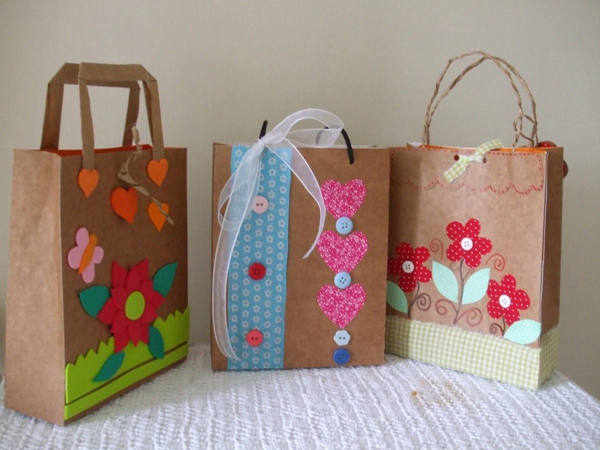 Пакет из бумаги а4 оригами