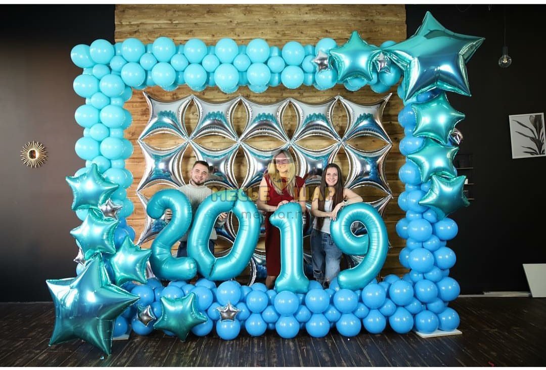 Фоторамка из воздушных шаров