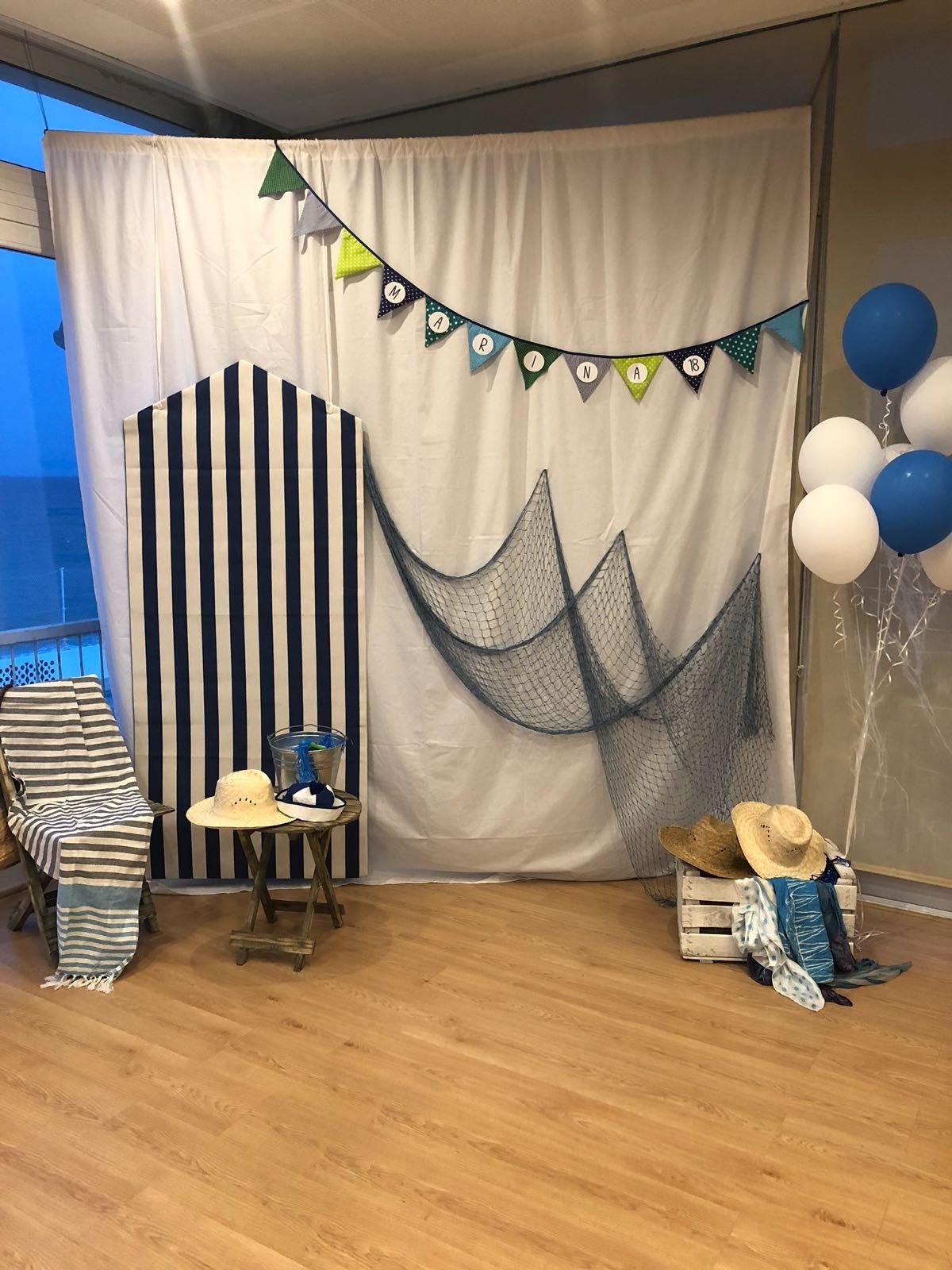 Фотозона в морском стиле своими руками