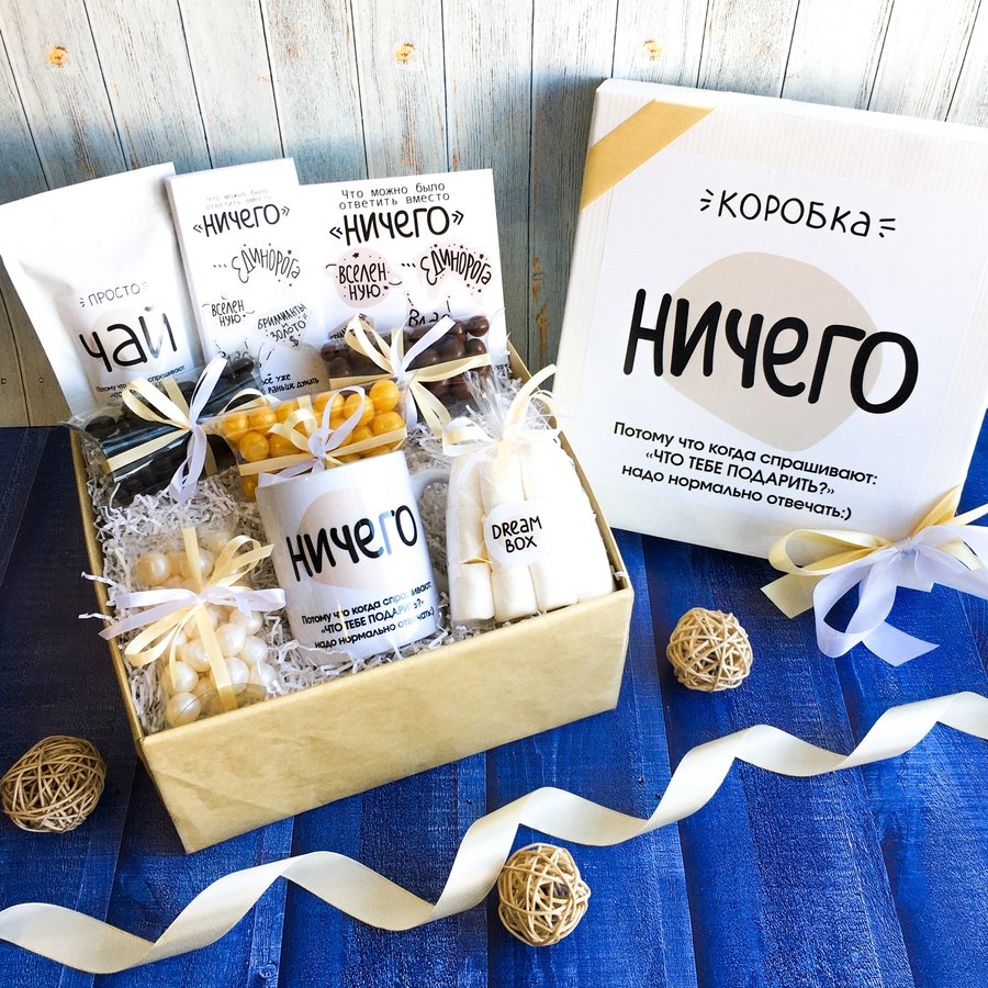 Коробка ничего подарок