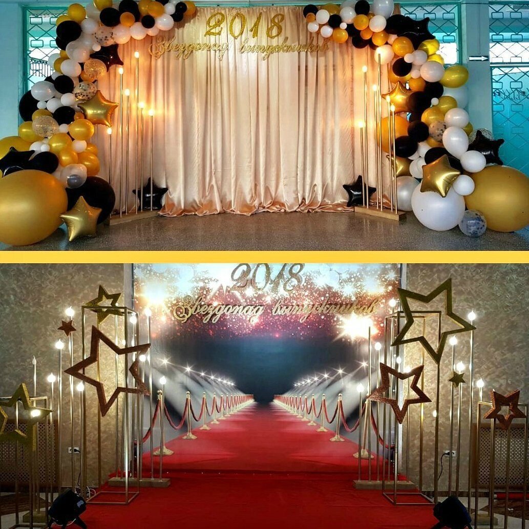 Украшение зала на последний звонок