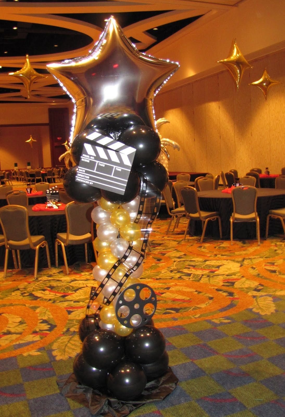 Воздушные шары в стиле Оскар