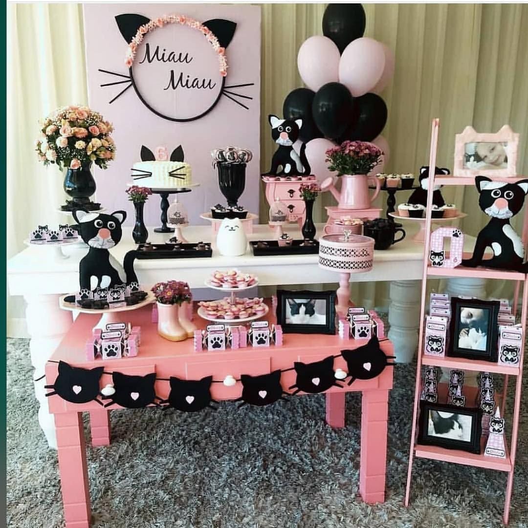 Детский день рождения в стиле три кота