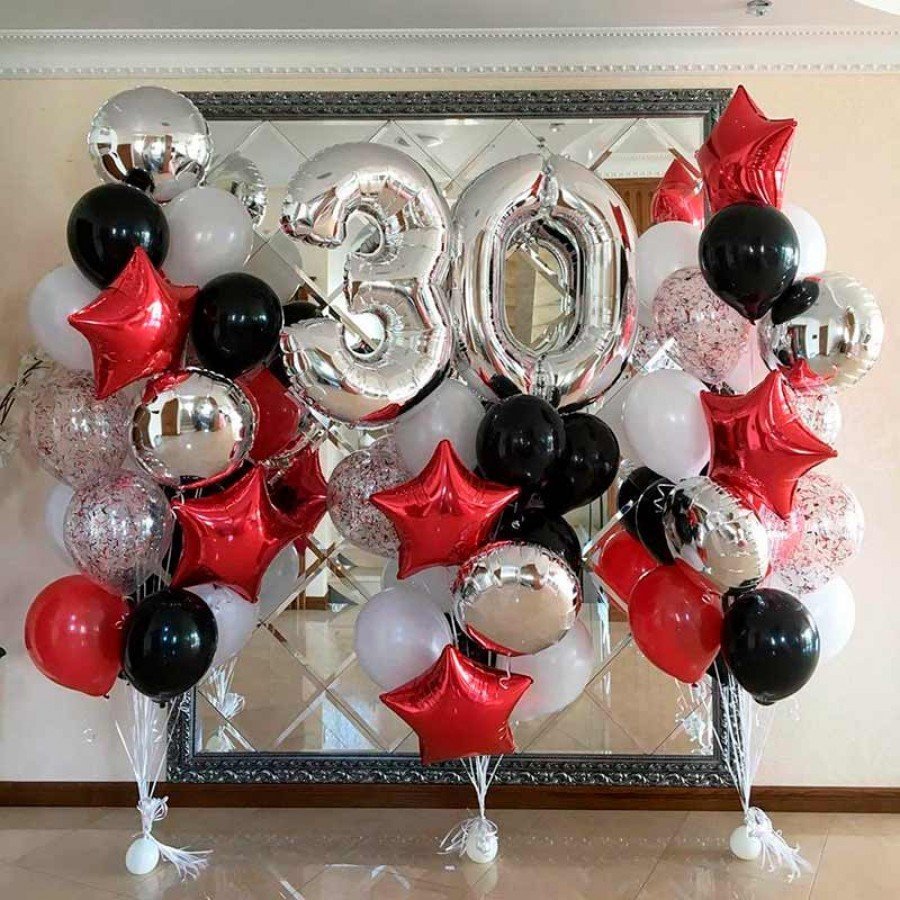 Фотозона из шаров на день рождения