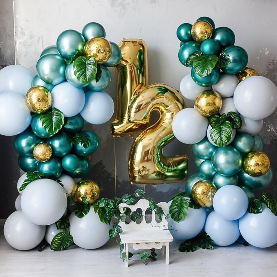 Разнокалиберная гирлянда