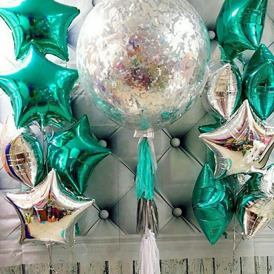 Шары изумрудного цвета