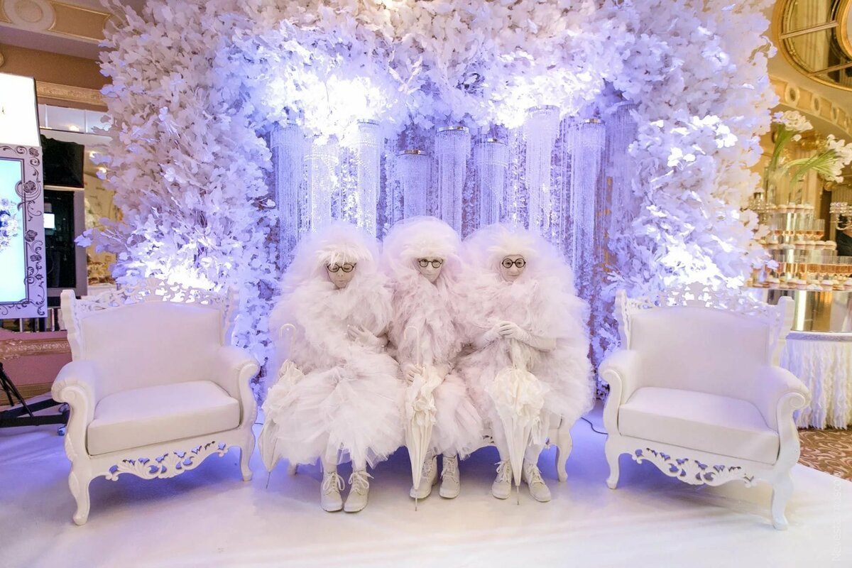 Фотозона в эко стиле