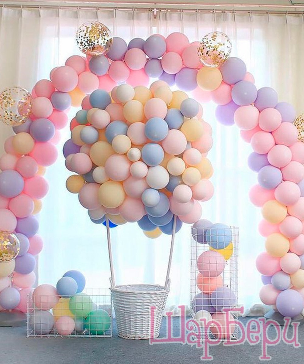 Украшение фотозоны шарами на день рождения