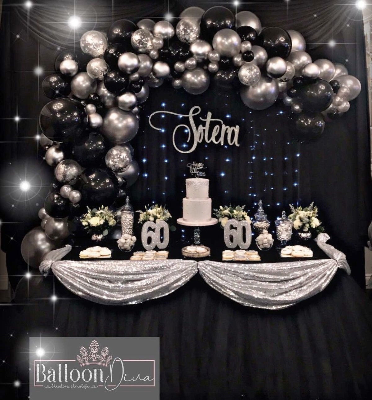 Фотозона на юбилей 50 лет женщине