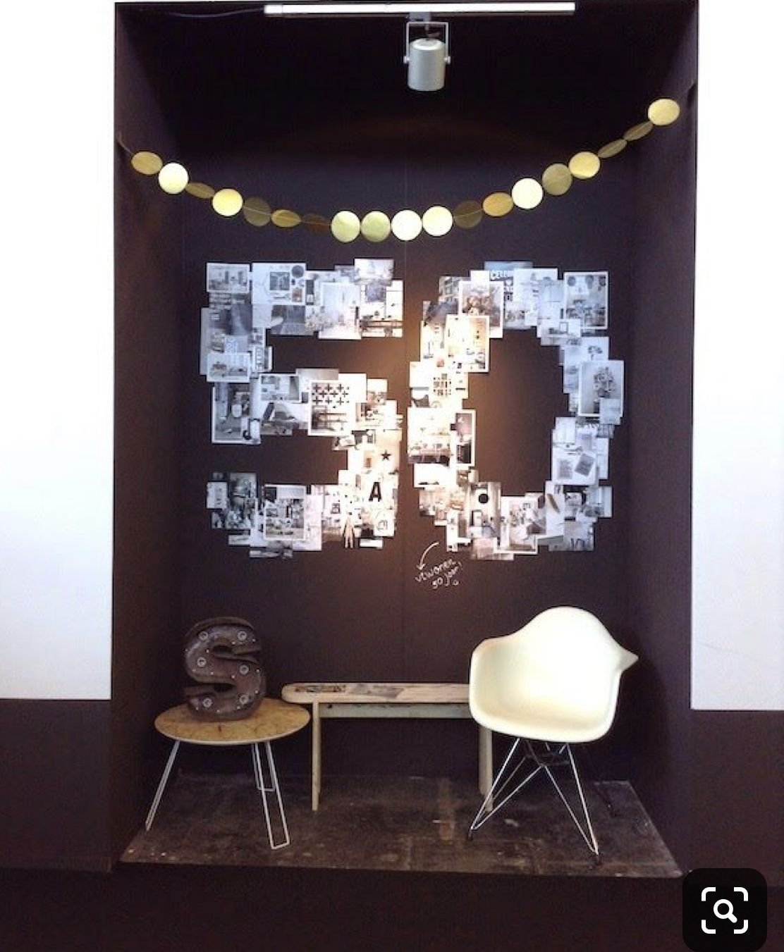 Украшение зала шарами на юбилей