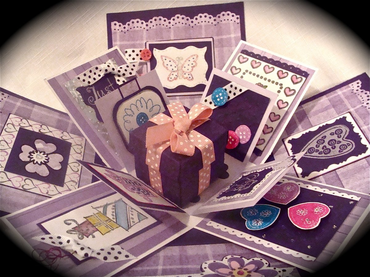 Коробочка для подарка чтобы раскладывалась