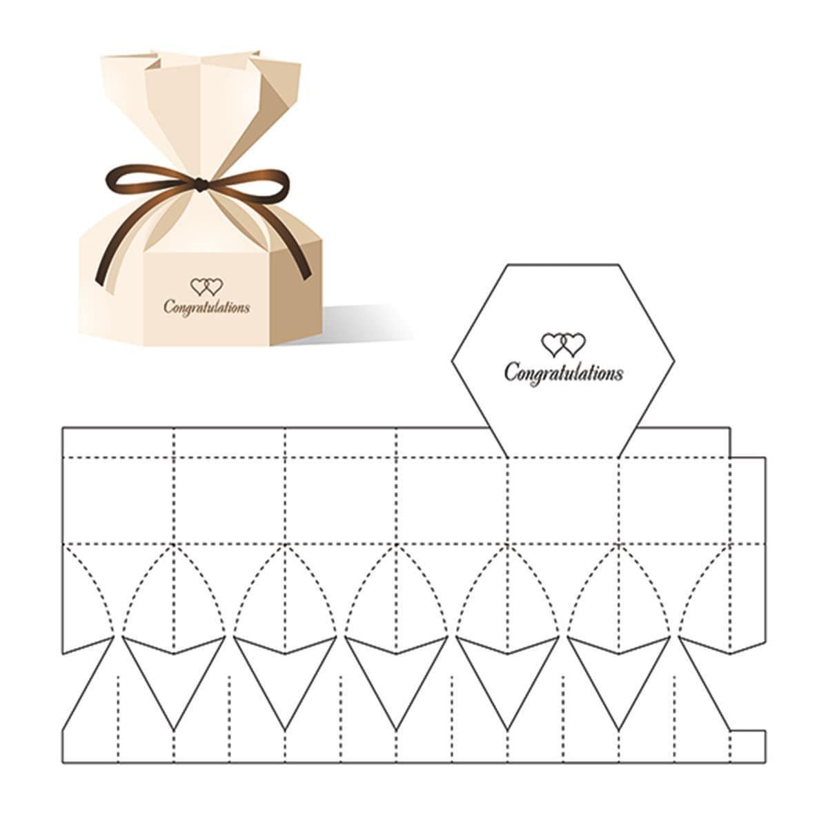 Коробочка трансформер для сюрприза