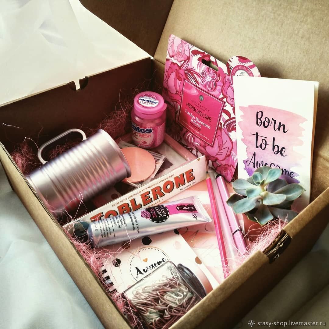 Подарки с записками для подруги