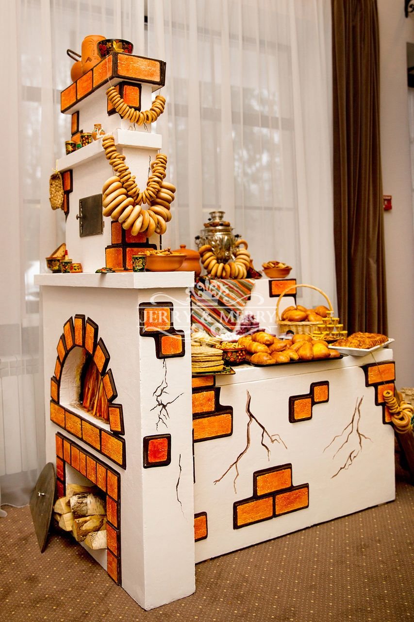 Декорации русской печки