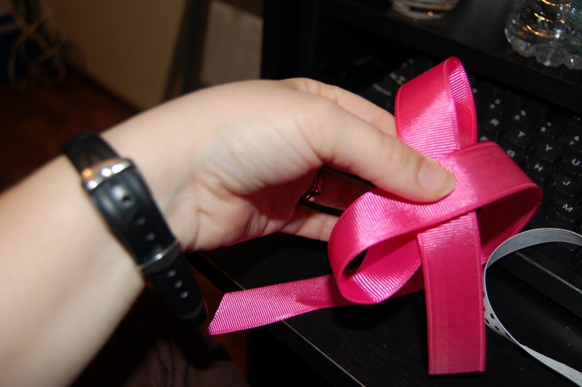 Заколки для волос из атласных лент