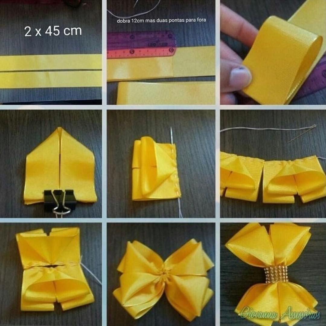 Красивый бант на подарок