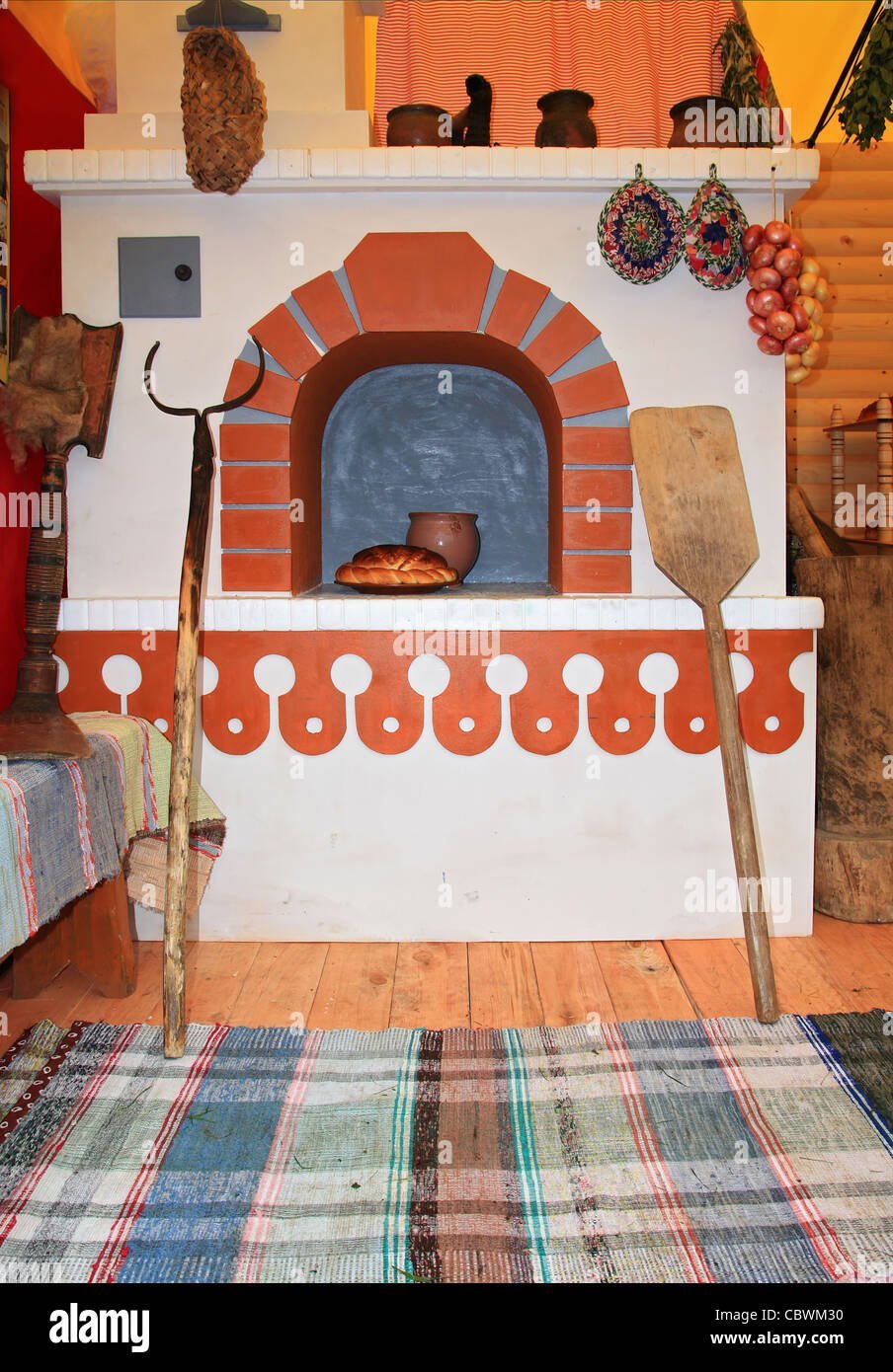 Фотозона русская печь