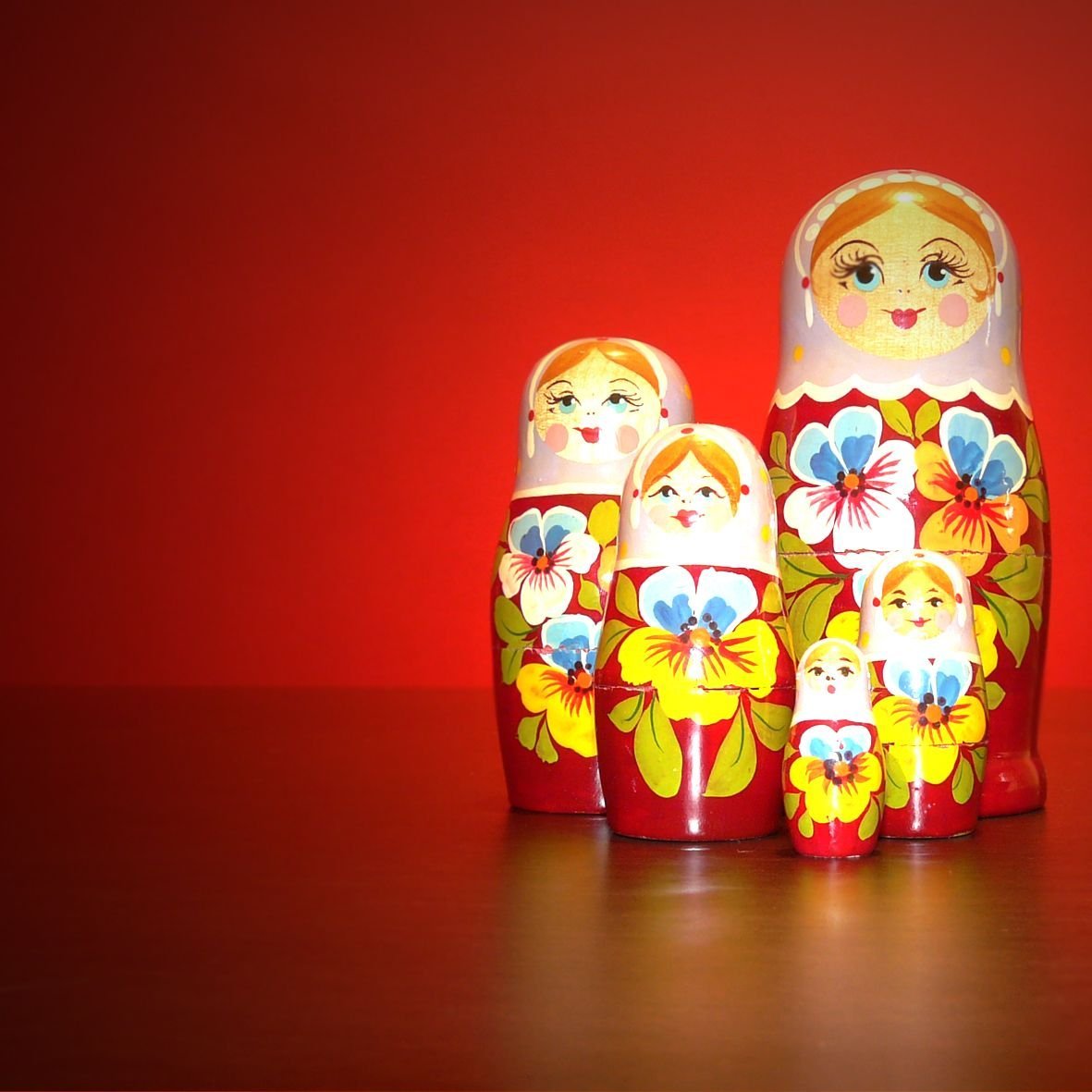 Матрешка 'новый год'