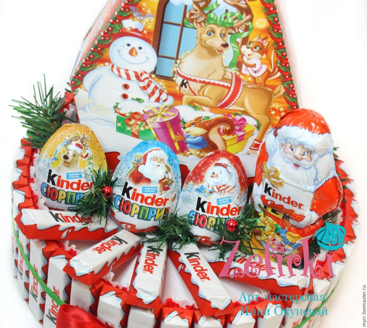 Макет коробочек для сладостей