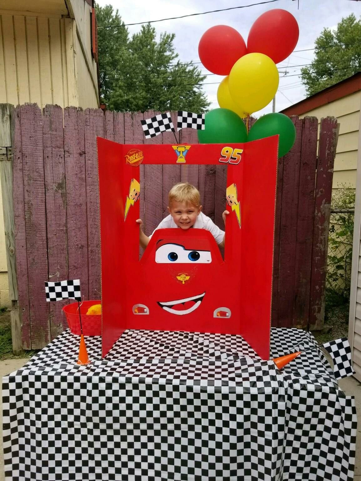 Баннер с днем рождения молния Маквин