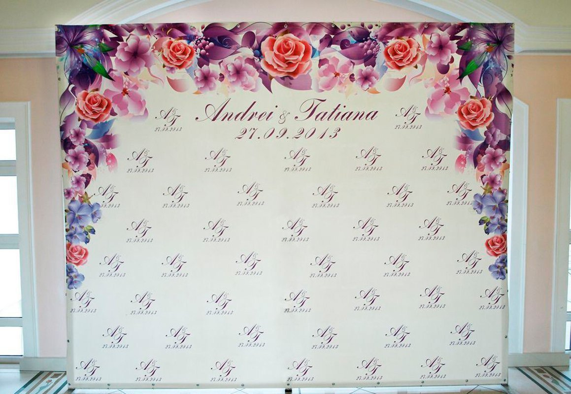 Баннер на свадьбу для фотозоны