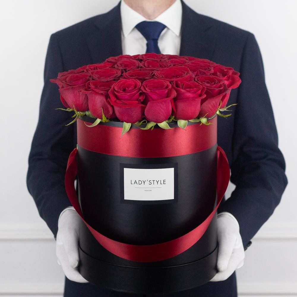 Оригинальные букеты в коробках