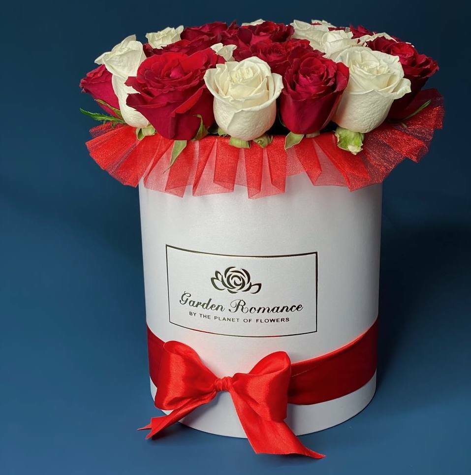 Букеты в коробках