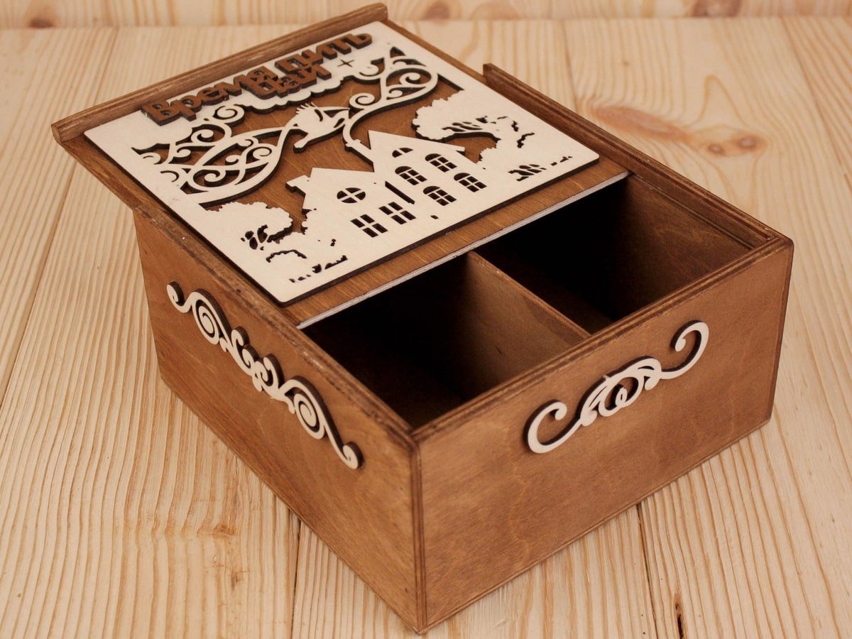 Коробки из дерева