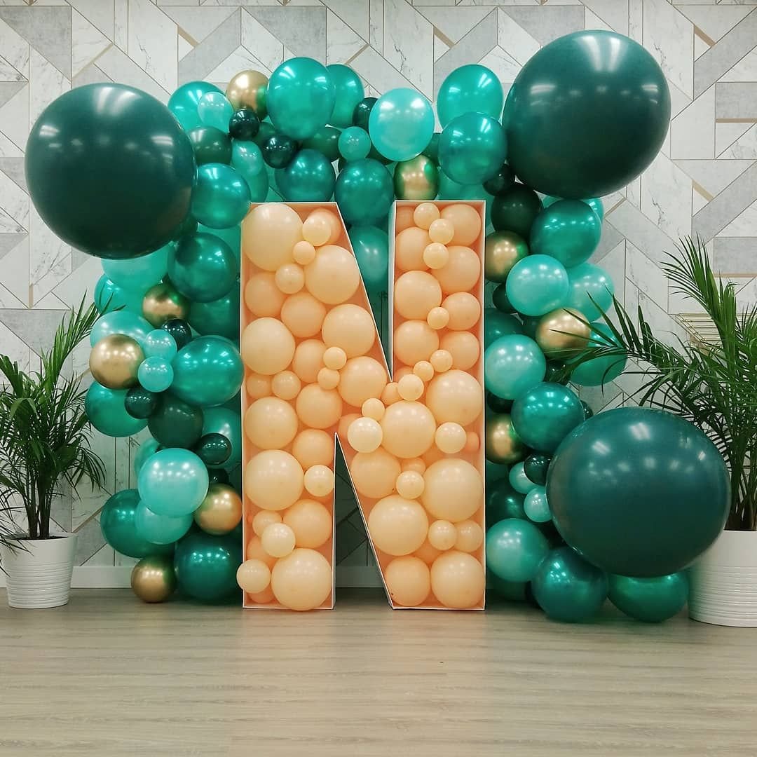 Фотозона прямоугольная с шарами