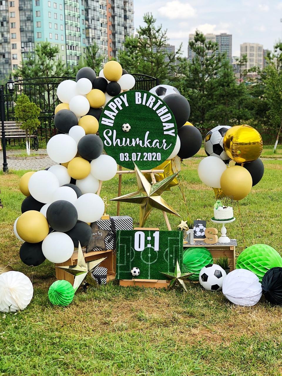 Украшения на футбольную тему