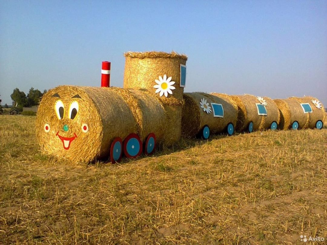 Сено в сарае