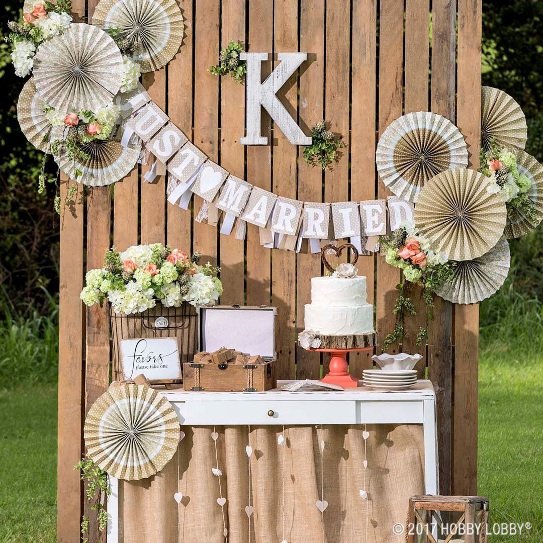 Фотозона рустик на день рождения