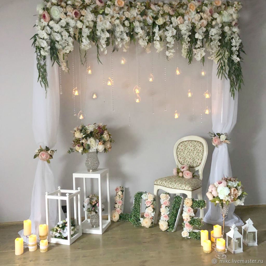 Фотозоны на свадьбу