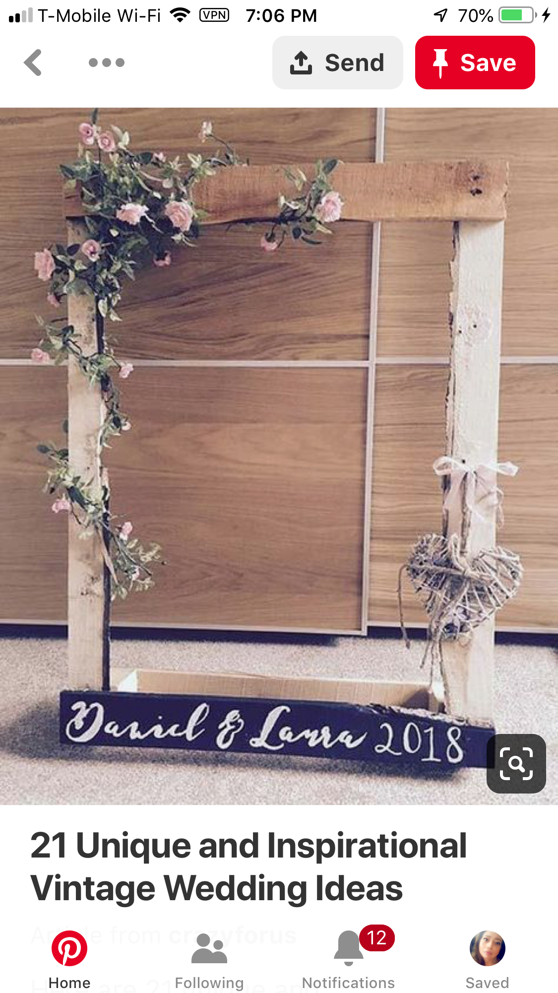 Фотозоны на свадьбу