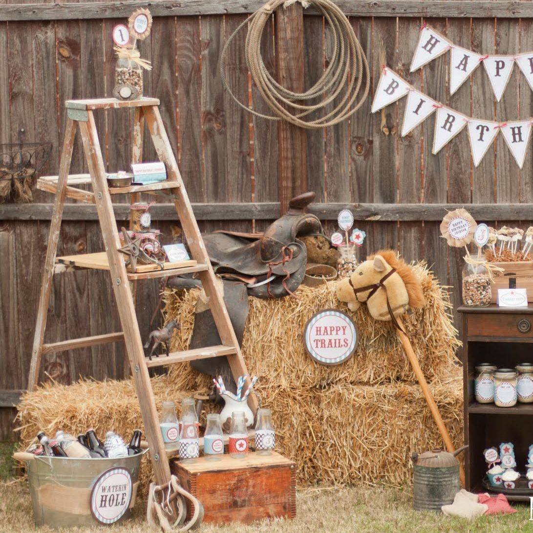 Вечеринка в деревенском стиле