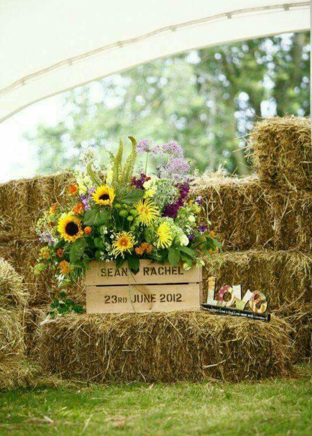 Цветочная композиция деревенский стиль