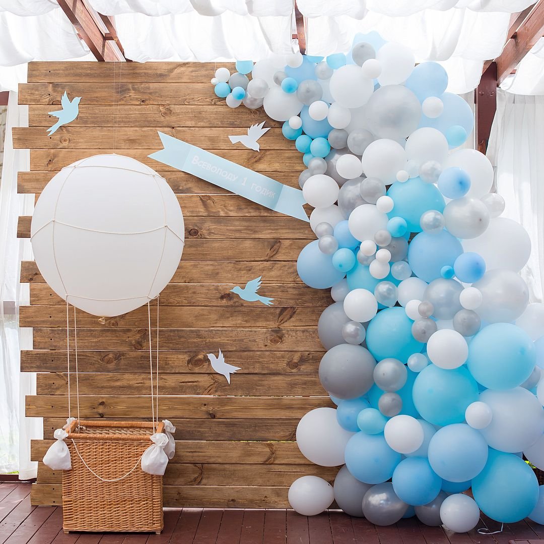 Фотозона на годик мальчику