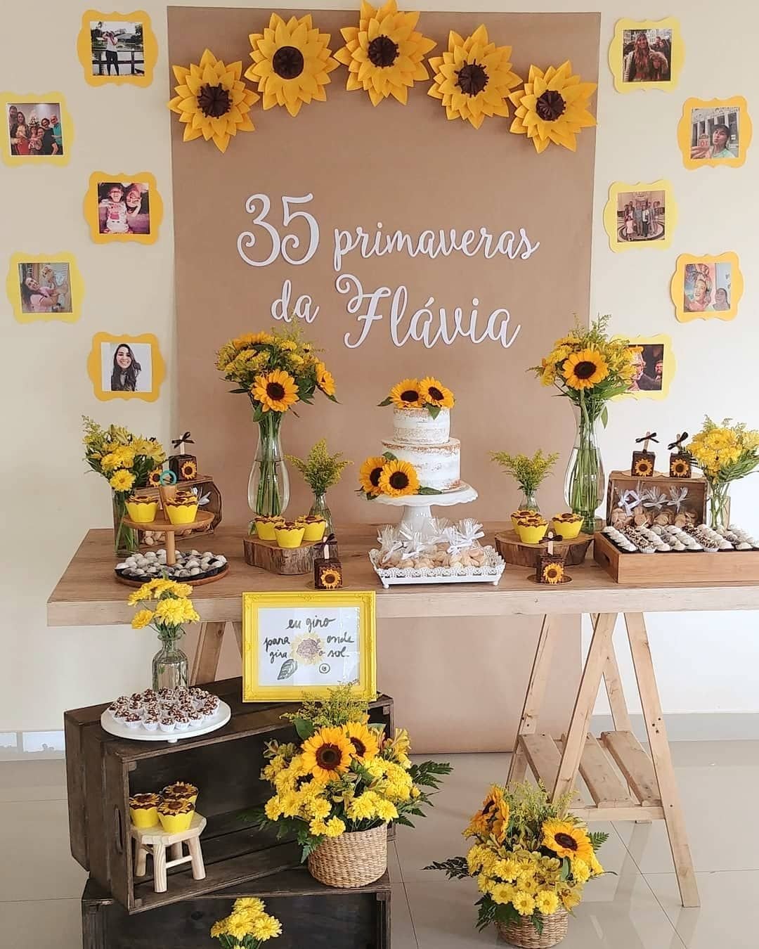 Подсолнух декор фотозона