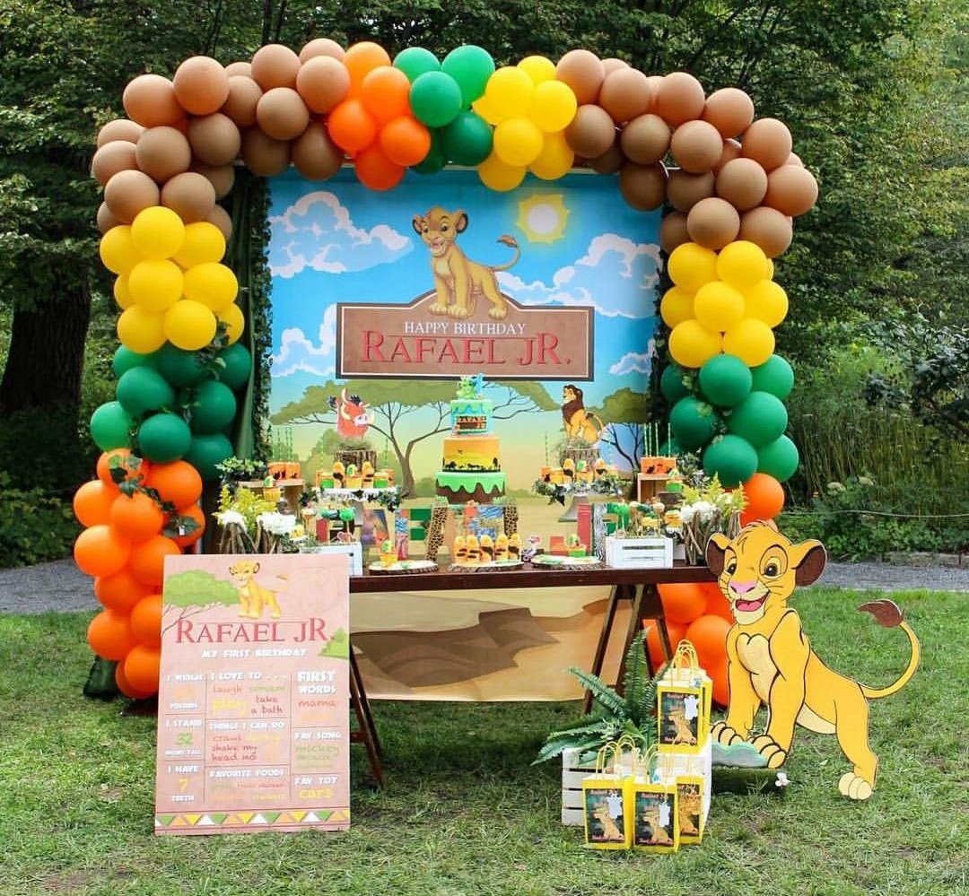 День рождения в стиле Король Лев