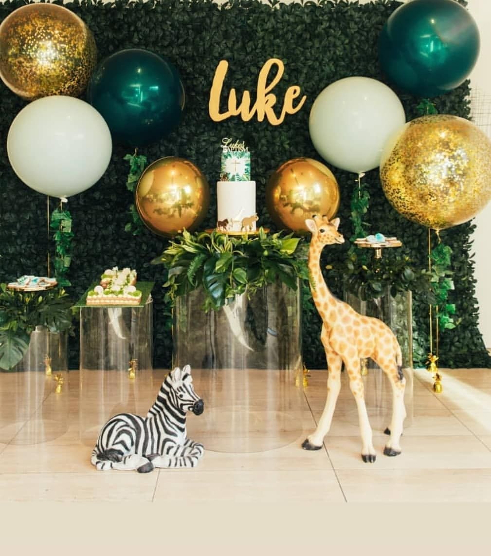 Разнокалиберная гирлянда в стиле сафари