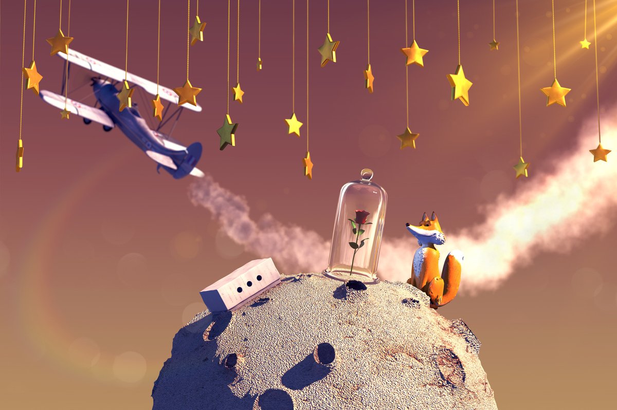 Оформление в стиле маленький принц