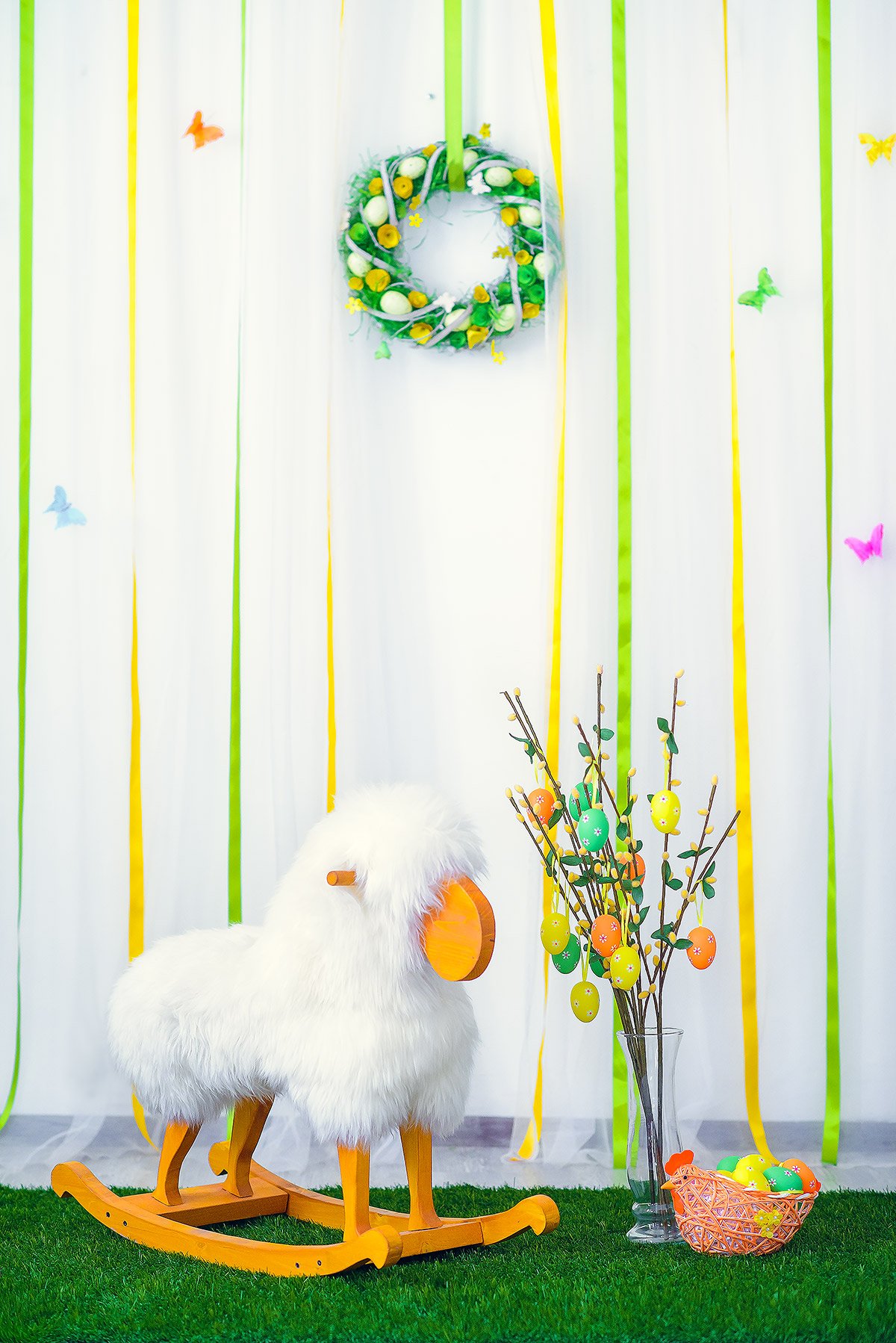 Черно белая фотозона