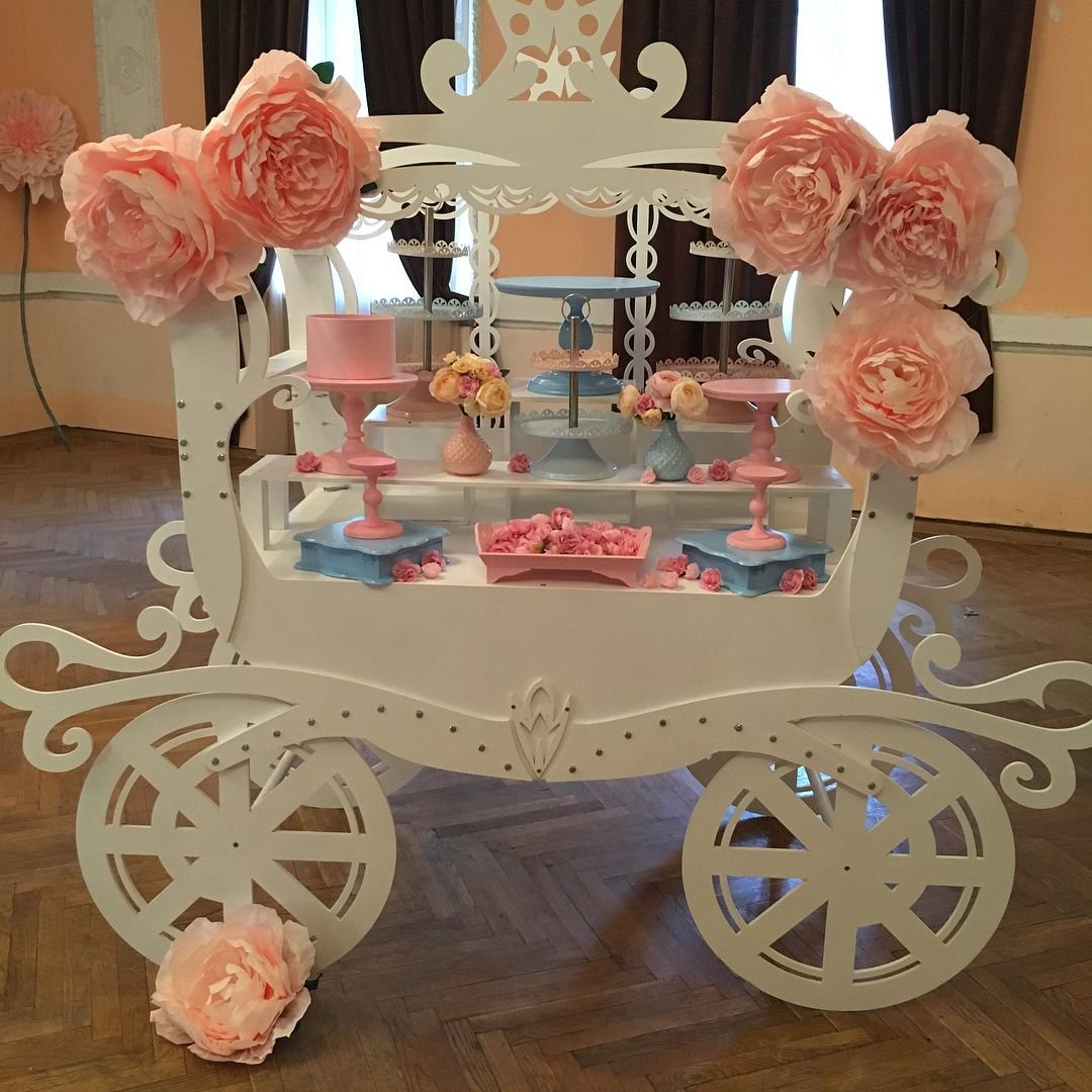 Кенди бар тележка карета