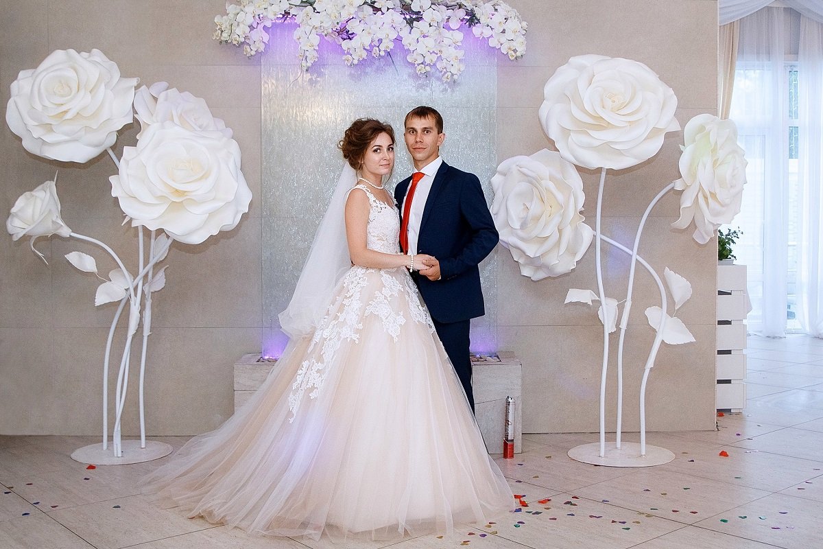 Фотозона для невесты на свадьбу