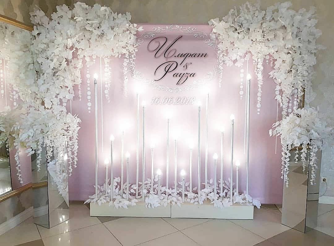 Фотозона на свадьбу с буквами